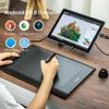 Tabletki graficzne długopisy Huion H610 Pro V2 Rysunek graficzny tablet Android Obsługiwany Funkcja Funkcja bez akumulatora 8192 Ciśnienie pióra z 8 Express Ke L230923