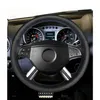 Coprivolante in pelle artificiale PU cucito a mano per Mercedes Benz W164 Classe M ML350 ML500 X164 Classe GL GL4249g