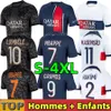 4xl xxxl Mbappe O.Dembele Soccer Jerseys Hakimi Sergio Ramos Verratti Danilo Psgs Sanches Donnarumma 2023 2024 Maillots Football Shirt Men Kids Kit Set Sets Uniform Set Uniform