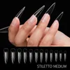 False Nails Fake Nails False Nail Acrylic American Capsule Gel S Artificial Transparent for Frence Fingernails Coffin Full Cover Tips 230922