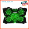 Laptop-Kühlpads COOLCOLD Gaming-Laptop-Kühler-Kühlpad mit 5 LED-Lüftern für 12–17 Laptops L230923