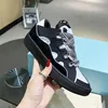 Designer Curb Sneakers Women Luxury BUMPR Sneakers Men LACE-UP CALF LÄDER PLATFORM CASIAL SPORT SPOR RUNNING TRÄNARE