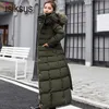 Vêtements d'hiver femmes fourrure Parkas vestes matelassées pour femmes 2023 épaissir chaud Long manteau veste vêtements à capuche automne vêtements rembourrés