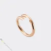 T GG Nail Ring Jewelry Designer for Women Diamond-Pave Designer Ring Titanium Steel Gold-Plated Never Fading Non-AllergicSilver Ring Store/21621802