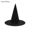 Cappelli da festa 5 pezzi Cappello da strega di Halloween Cappelli neri unisex per adulti Bambini Fornitura per feste di Halloween Costume cosplay Puntelli Decorazioni Cappellini da mago 230923