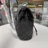 Designer Smooth Mini Backpack Zaino per bambini in vera pelle da donna Zaino con stampa marrone Borse da viaggio Borse moda da donna
