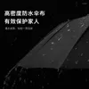 Parapluies Parapluie pliant entièrement automatique mâle surdimensionné renforcé épaissi et robuste