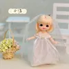 Dockor 112 BJD för flickor 16cm 3D Simulering Prinsessan Klä upp Childrens Doll Toys Söta multijoint födelsedagspresenter 230923