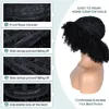 Cosplay Peruki kręcone peruki dla czarnych kobiet Afro Kinky Curly Peruka z grzywką sprężyste puszyste syntetyczne naturalne włosy Cosplay Party odporny na ciepło 230922