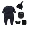 Zestawy odzieży solidne zestawy piżamy 35pcs Born Romper Unisex Baby Girl Ubrania Sprężyna Baby Boy Ubrania Ropa Bebe Autumn 230922