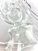 tuyaux en verre clair, plate-forme de recyclage suisse avec 2 boules de verre, joint de 14 mm, bienvenue pour passer la commande