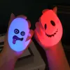 Halloween Supplies 124pcs Cute Ghost Glow Toys Squeeze Slow Rebound Action Figure Pranks A Childrens Decompression Toy Gifts 230923