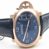 Montre pour hommes VS Quality 44mm RG LE Blue VSF P9010, lunette plaquée or rose 18 carats, mouvement automatique, bracelet 267x