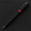 Fountain Pens Luxury Quality Jinhao 75 Metal Black Red Fountain Pen Financial Office Student School Stationery Supplies Ink Pennor 230923