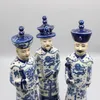 3 generaties Chinese keizers in de Qing-dynastie, porseleinen keizerstandbeeld, woondecoratie