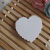 Gift Wrap Heart Shape Kraft Paper Hang Tags Wedding Party Favor Label Price Card Festival DIY 6.5x5cm 100Pcs