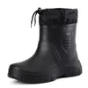 Boots Winter Windproof Cotton Boots Men Men Men Warm Light Onboolots Fashion Black Black on Rain Shoes Men Waterproof Work Boot 230922
