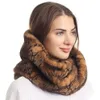 Cycling Caps Mask's Winter Snakeskin Print Faux Fur Warm Neck Warmer Scarfs 230922