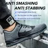 Botas de alta qualidade sapatos de segurança de trabalho para homens mulheres design tênis aço toe punctureproof esporte bota protetora 230922