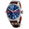 Top Quality Luxury Wristwatch Big Pilot Midnight Blue Dial Automatic Men's Watch 46MM Mens Watch Watches269j