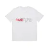 Designer Kith X Ksubi Letter Tee Washed Cotton Crop Streetwear Quality T-shirt T Skjortor Grafik för män Vintage Mens Clothing Oversize B8