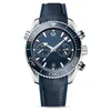 OMG Diving Watches 43 5mm أوتوماتيكي ميكانيكي الأزياء المألوف للرجال ساعة مقاومة للماء 600 حزام مصنع ساعة Wristwatch Whole3003