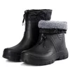 Boots Winter Windproof Cotton Boots Men Men Men Warm Light Onboolots Fashion Black Black on Rain Shoes Men Waterproof Work Boot 230922