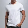 メンズTシャツ2023 MRMTコットンメンズブランクTシャツクルーネックソリッドカラーカジュアルボトムメンズトップスTEESシャツ男性服のためのTEESシャツ