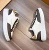 Top Brand Beverly Hills Trainers Shoes White Black Calfskin Leather Lace-up Men Sneakers Party Wedding Rubber Sole Skateboard Walking EU38-46