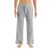 Męskie spodnie męskie lniane bawełniane spodnie jogi oddychają luźne spodnie dresowe spodni pieczelne spodnie elastyczne talia spodni 230922
