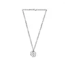 Pendant Necklaces Fashion Simple Titanium Steel Trend All-match Street Punk Umbrella Cord Necklace Jewelry
