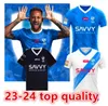 NEYMAR JR 2023 24 Al Hilal Saudi soccer jerseys 2023 24 Home Away Player Fans Version MALCOM NEVES SERGEJ VIETTO KOULIBALY LGHALO KANNO Men Top kids Kit football shirts