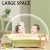 Bathing Tubs Seats Baby Folding Tub Baby Tub 0-6 years old Large size born Baby Products Bath Seat Bathtub Children's Baby Shower Tub Wash basin 230923