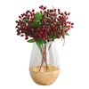 Dekoratif Çiçek Çelenkler 2pcs/5 Şube Sahte Yaban mersini Yapay Bitki Çiçek Dekoru Ev Ramazan Yeşillikleri Sahte Plantas Otgwd