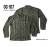 Camicie casual da uomo NON STOCK OG-107 Camicia a maniche lunghe della guerra del Vietnam Camicia stile militare in raso di cotone