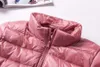 Giacche da donna Piumino invernale da donna Cappotti caldi ultraleggeri Cappotto slim a maniche lunghe Parka Capispalla portatile solido femminile