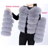 Womens Fur Faux Maomaokong Fashion Natural Real Coat Kvinnor Warm Luxury Jacket Plus Size Outwear Female Vest Coats Beige 230922