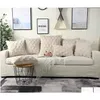 Poduszka/poduszka dekoracyjna Poduszka Dekoracyjna miękka s Cozy ER Wystrój domu Wyrzuć salon Sofa Sofa Christmas Housse de Coussin Dr Dhne1