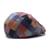 ベレー帽ワイドアプリケーションフラットキャップアウトドアアクティビティと毎日の着用快適なオレンジ