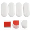 Toilet Seat Covers Repair Tools Bumpers Strong Adhesive White 4pcs 5x2x1.7cm Antislip Bathroom Buffer Pad Home Brand