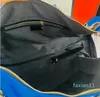 Borsa da viaggio progettata Blu Modello da basket Lettera Goffratura Alta capacità Moda Pelle Uomo Donna Borsa con stampa etter Borse da viaggio