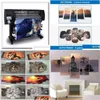 Peintures Moderne HD Imprimé Photos Toile Peinture 5 Panneau Zen Bouddha Statue Mur Art Décoration De La Maison Cadre Affiche Pour La Vie Ot3je