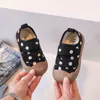 Baskets printemps tête ronde garçons et filles chaussure bébé doux coréen enfants chaussures enfants toile 230923