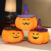 Plush Pillows Cushions Halloween Pumpkin Doll Cartoon Kawaii Toy 20CM Demon Plant Soft Stuffed MINI Pillow Home Party Decor Gifts for Kids Boys 230923