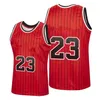 men michael 23 45 MJ jersey dennis 91 rodman scottie 33 pippen chicagos shorts black Red white stitching bulls basketball jerseys