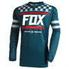 Maglia da bicicletta Moto Manica Ciclismo Enduro Mtb Camicia Downhill T-shirt Camiseta Motocross Mx Mountain Bike Abbigliamento FOX TELEYI