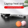 Laptopkylkuddar L01 Portable Silicone Cooling Pad för anteckningsbok Laptop Cooler med fyra kylbollar för surfplattan iPad Coolers L230923