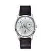 Man Watch Luksus zegarek ze stali nierdzewnej Style biznesowy mechaniczny ruch mechaniczny Nowe zegarki skórzany pasek 228n