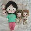 Dolls recast bjd ob11 size shaonvyu dian di or dianmei small head only with body nude doll no makeup 230923