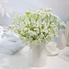 Декоративные цветы, 1 комплект, искусственная белая гипсофила, имитация пластика, «сделай сам», детский цветочный букет, домашний свадебный декор